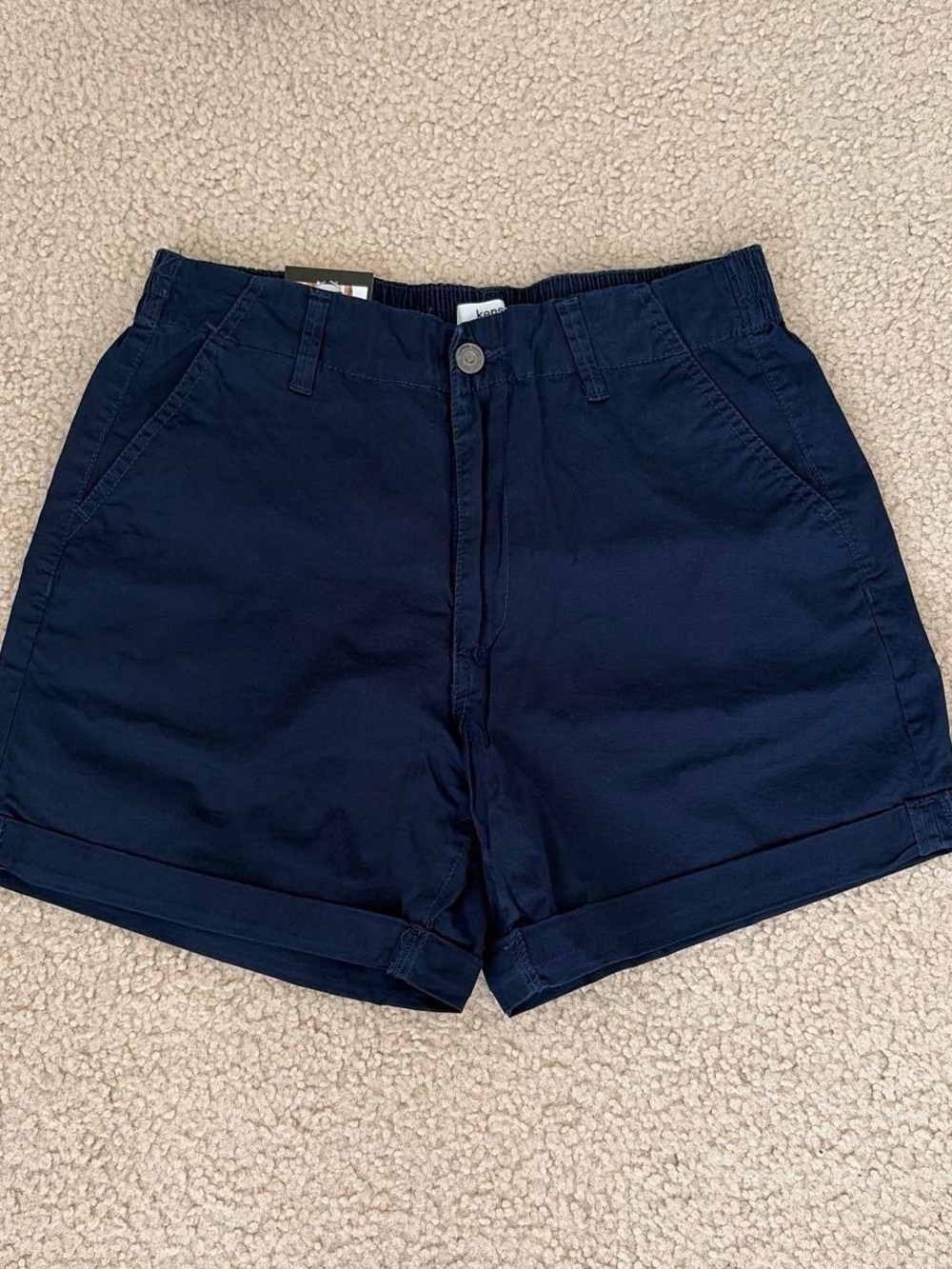 KENSIE JEANS WOMEN'S COTTON BLEND 5" INSEAM SHORTS